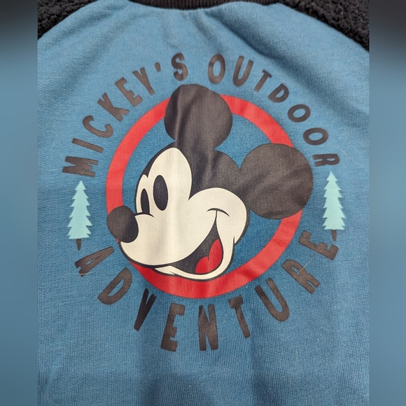 2/$20. Disney Baby sweater. Mickey's outdoor adventure. Cozy sweater. EUC - Picture 2 of 3
